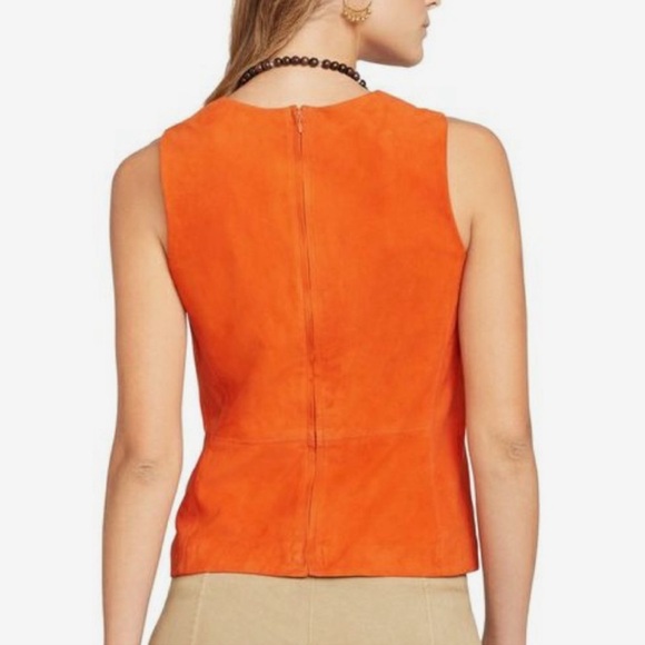 Gorgeous buttery soft Lauren Ralph Lauren goat leather top! - Picture 3 of 9